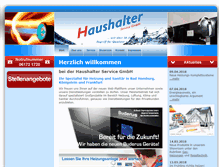 Tablet Screenshot of haushalter-service-gmbh.com